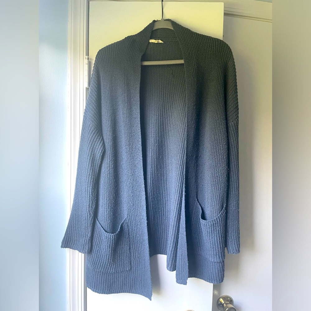 Blue Cardigan